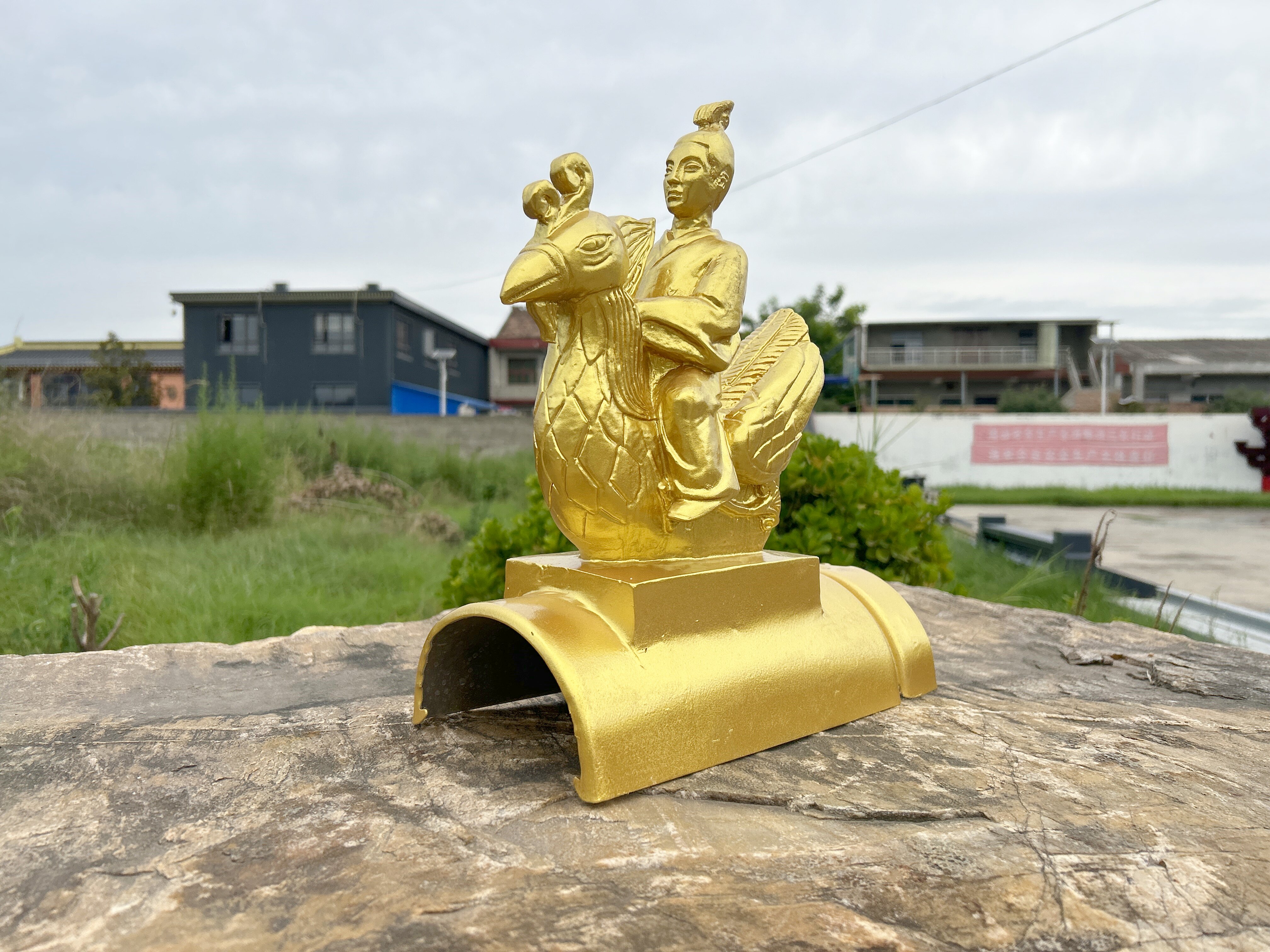 仿古金屬瓦圖片